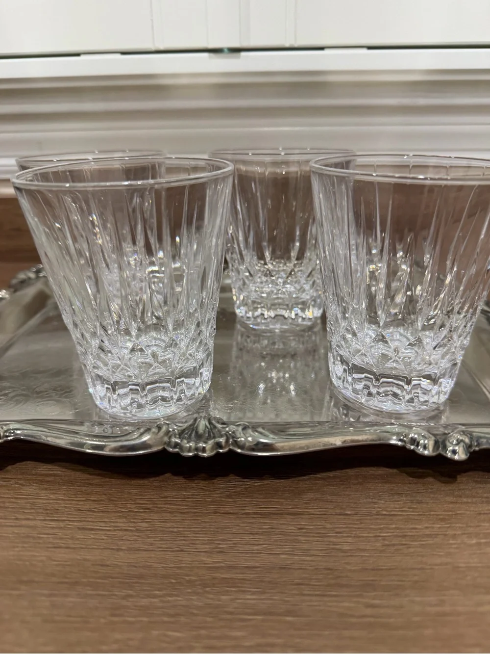 4 Crystal Glasses